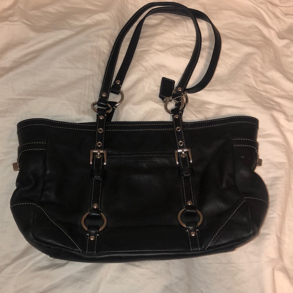 EUC black coach purse!